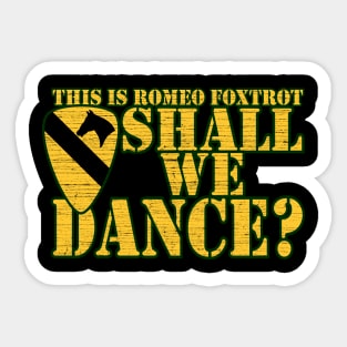 Romeo Foxtrot Sticker